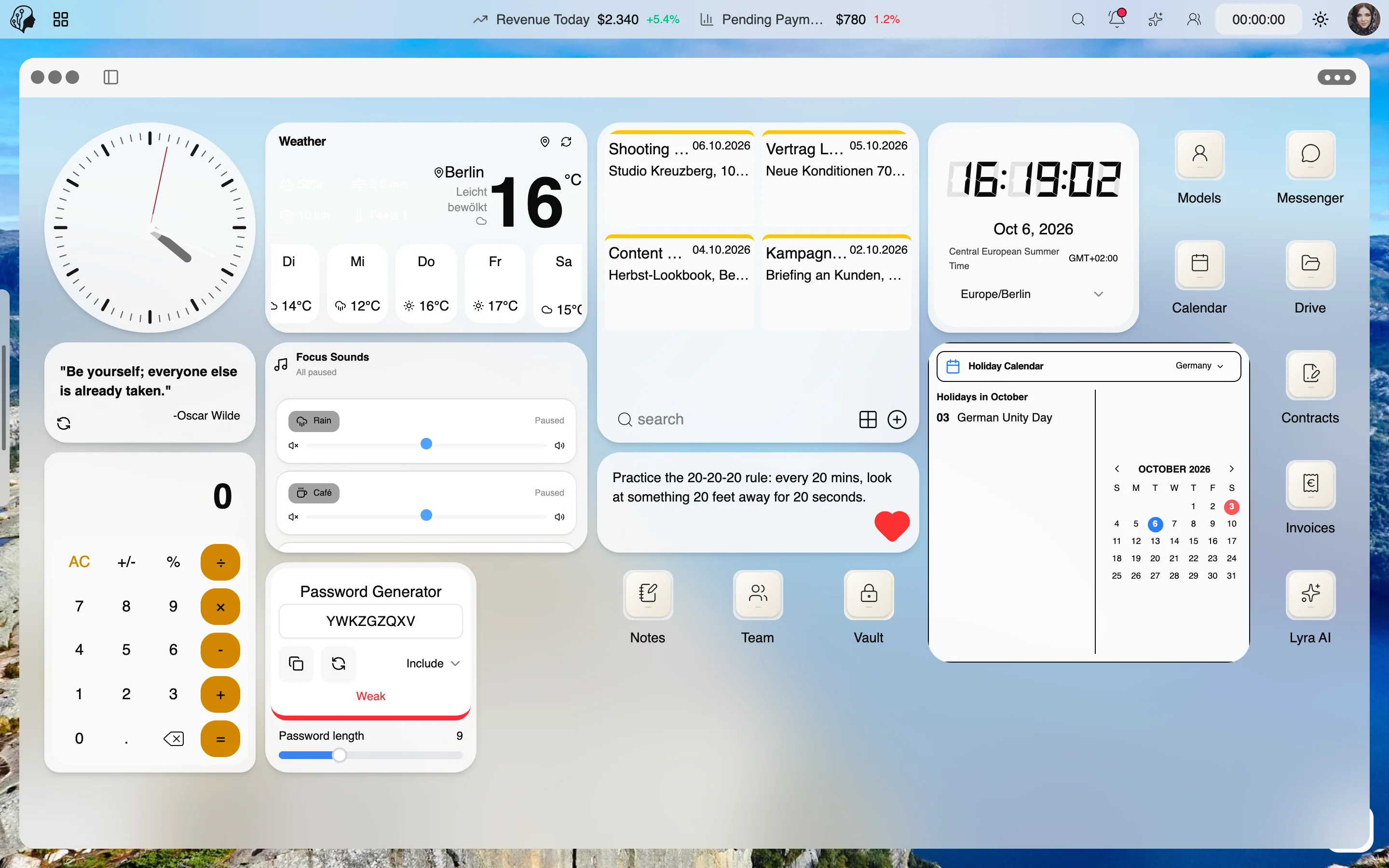 ModelSuite Backgrounds & Themes – angewendeter Hintergrund