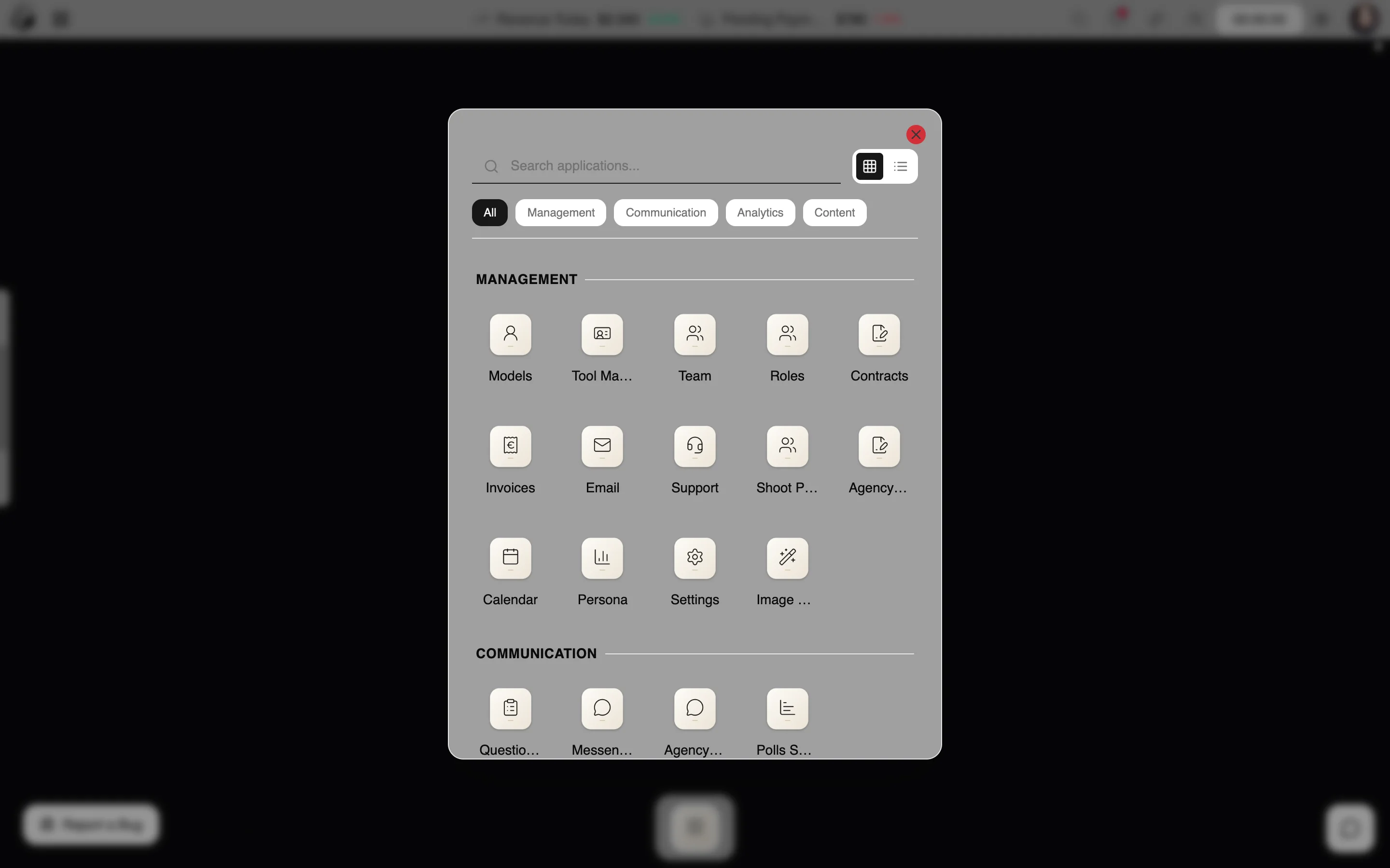 ModelSuite Launchpad & Dock