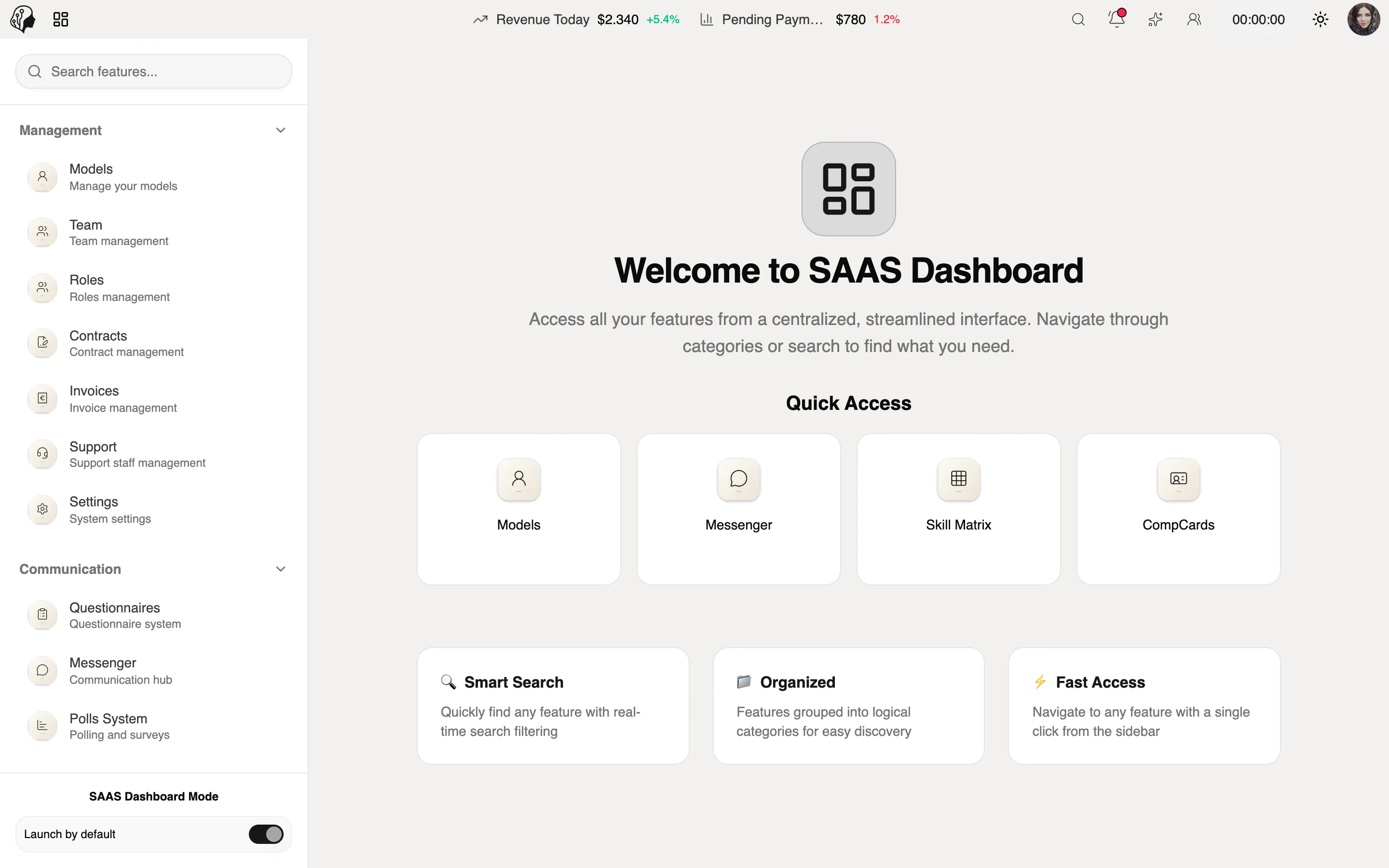 ModelSuite Klassische Ansicht